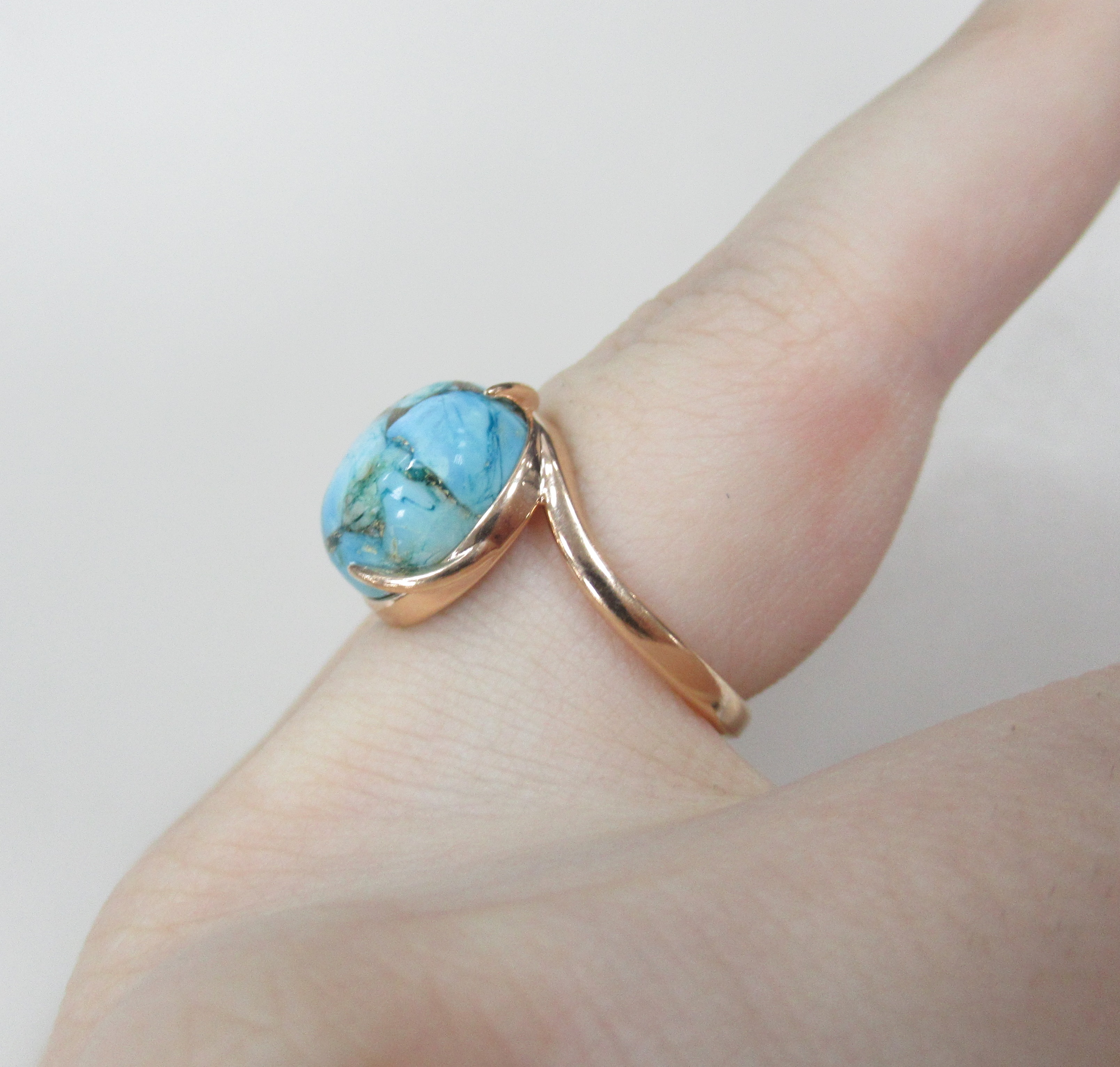 Серебряное кольцо с бирюзой